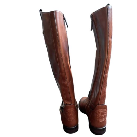 NEW Tory Burch Women's Colton Leather Riding Boots Size 5M - Picture 6 of 10